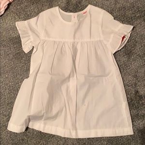 White toddler dress